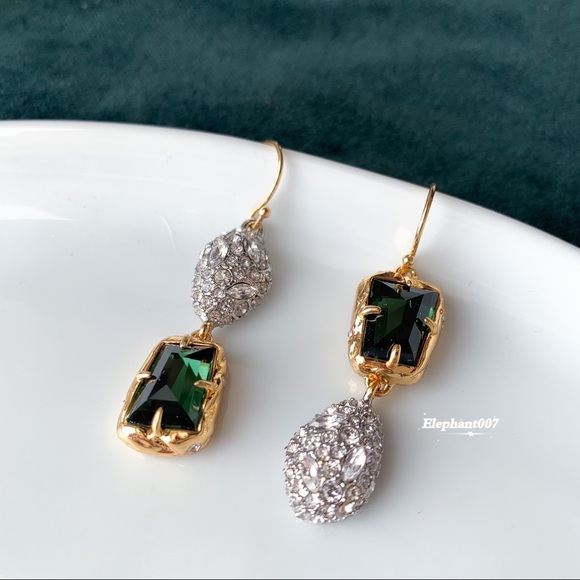 Alexis Bittar AB Crystal Earrings - Picture 1 of 4